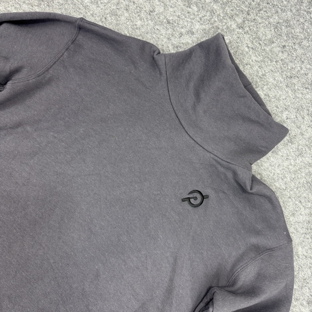 Peloton Women's Sweatshirt Mock Neck Long Sleeve Thumb Holes Made in USA Size XL